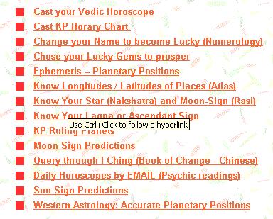 Astraura Astrology and Free Hindu Vedic Horoscope software tools